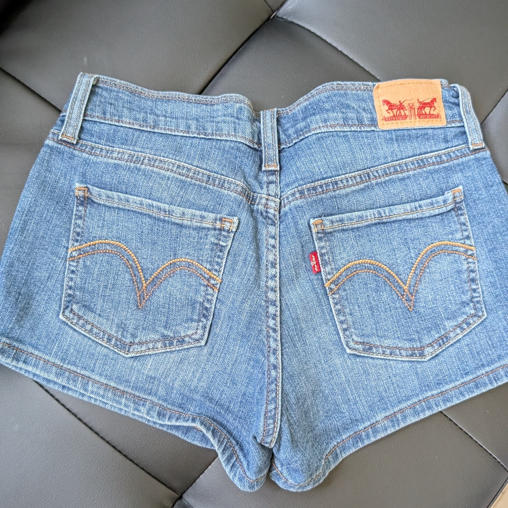 Levi's Blue Jean Shorts Classic Denim Style